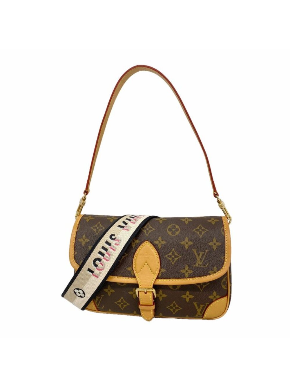 Louis Vuitton Handbag Monogram Diane NM PM Noir 2-Way Bag